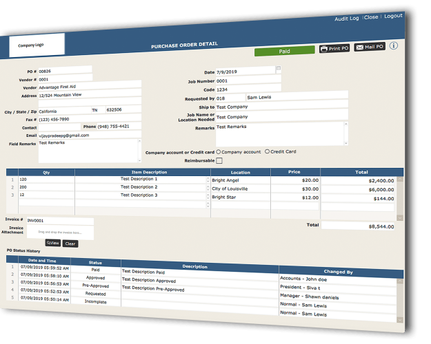 Control Purchasing