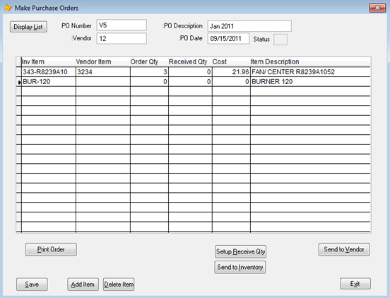 Purchase Order Program For Smaller Businesses