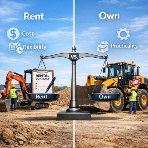 Renting Plant Machinery vs. Buying: Cost, Flexibility, and Practical Considerations
